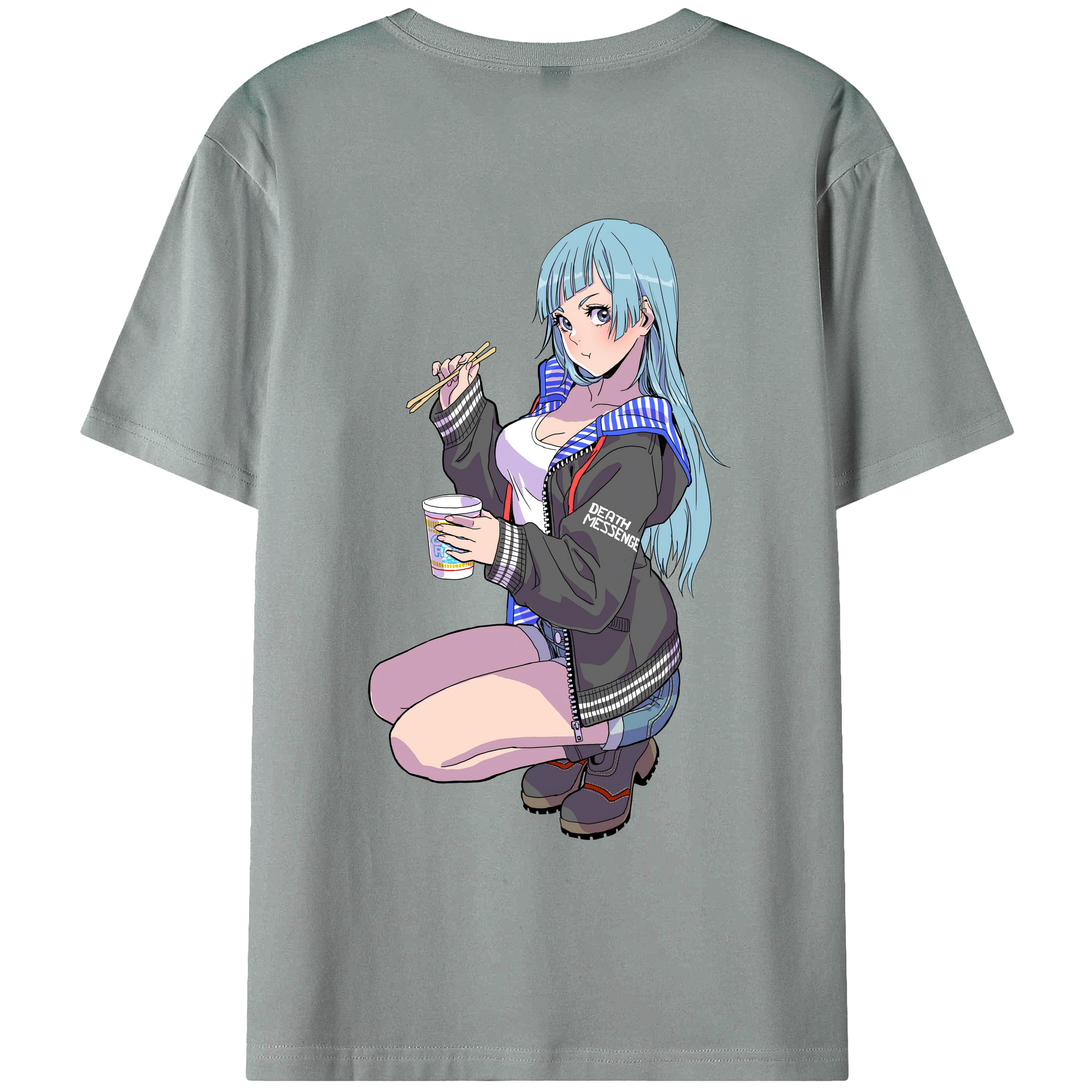 （画像用） 呪術廻戦 Jujutsu Kaisen 綿100％ メンズ半袖Tシャツ（バックプリント） 通気性